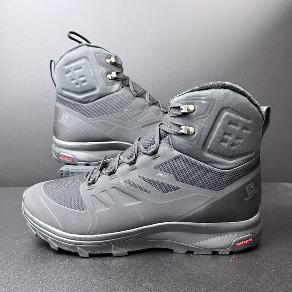 Salomon Other - Salomon OUTblast TS CSWP Mens Size 13 Snow Boots Black 409223 Insulated 200 Gram